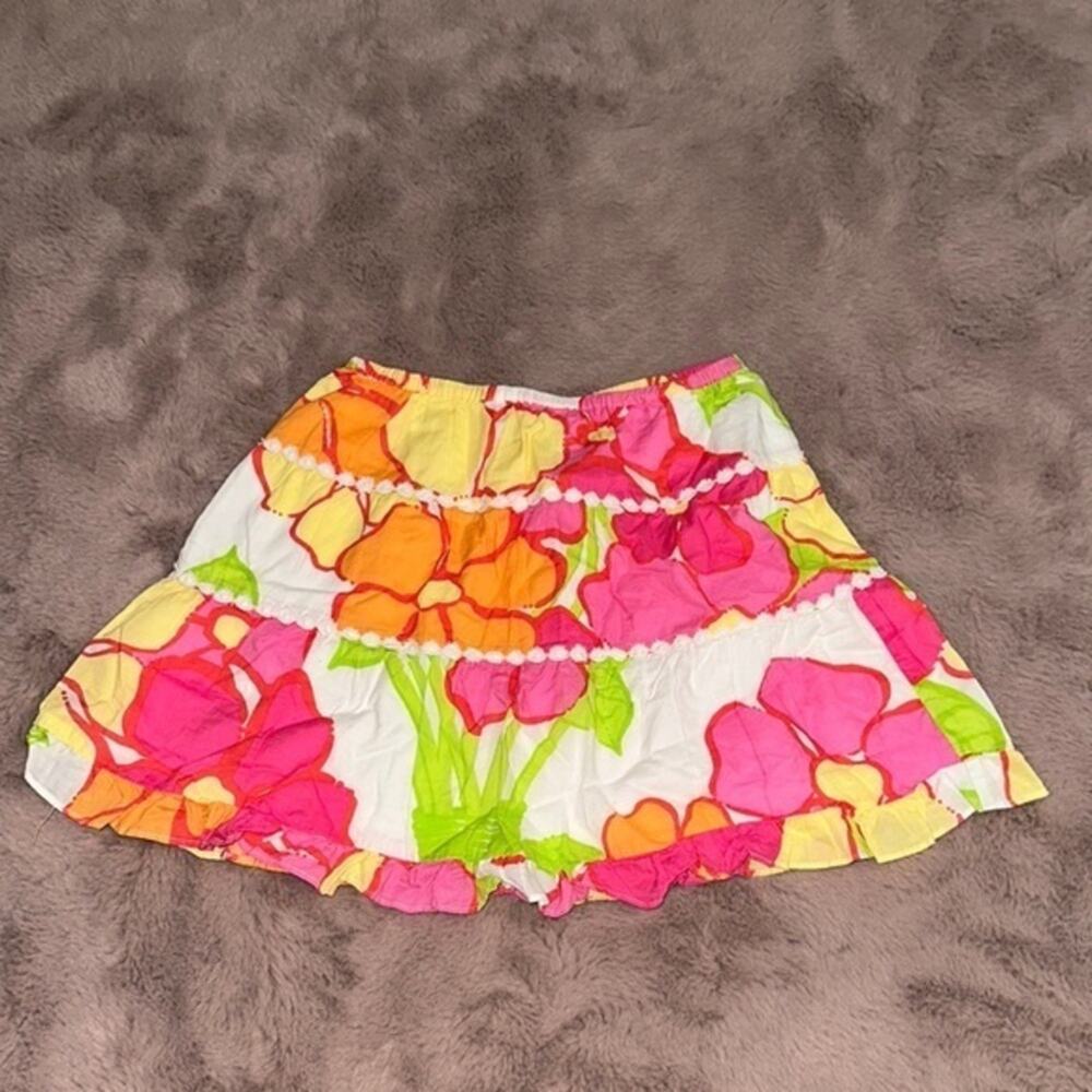 Lilly Pulitzer Bright Girl's Skirt Size 10 Cotton with Lining
